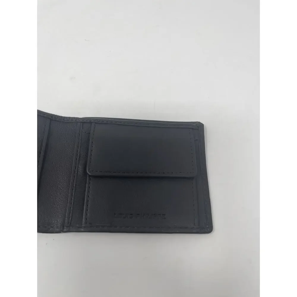 Louis‎ Philippe Men's Brown Texture Leather Bifold Wallet